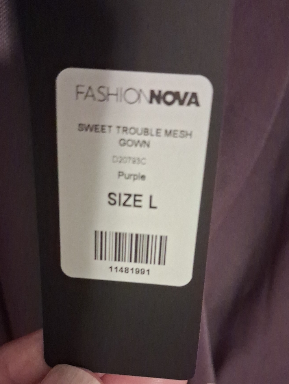 Elegant Purple Draped Maxi Dress for Women - Picture 4 of 5